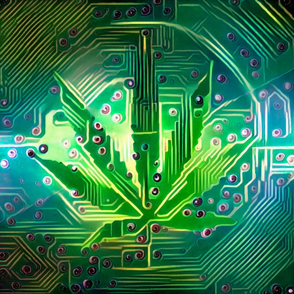 Electronic Leaf by Bruce Rolff